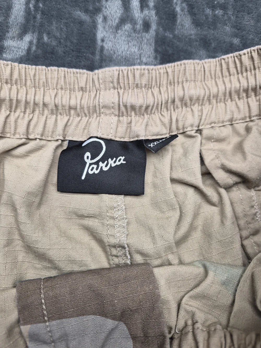 Parra The Wall Camo Short In The Sand Colorway XXL Abstract Geometric